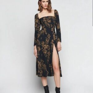 NWT Reformation Sigmund Dress in Night Garden